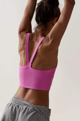 Scoop Neck Active Tank - Trendsi - Flyclothing LLC