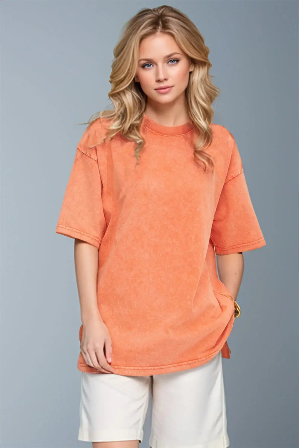 Basic Bae Round Neck Half Sleeve T-Shirt - ShopBasicbae - Flyclothing LLC