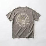 SURF N RIDE TEE - FADED GRAY
