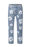 Men's Graphic Straight Leg Jeans - Trendsi