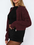 Zip Up Long Sleeve Cardigan - Trendsi - Flyclothing LLC
