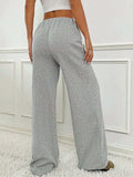 Tied Striped Wide Leg Pants - Trendsi - Flyclothing LLC