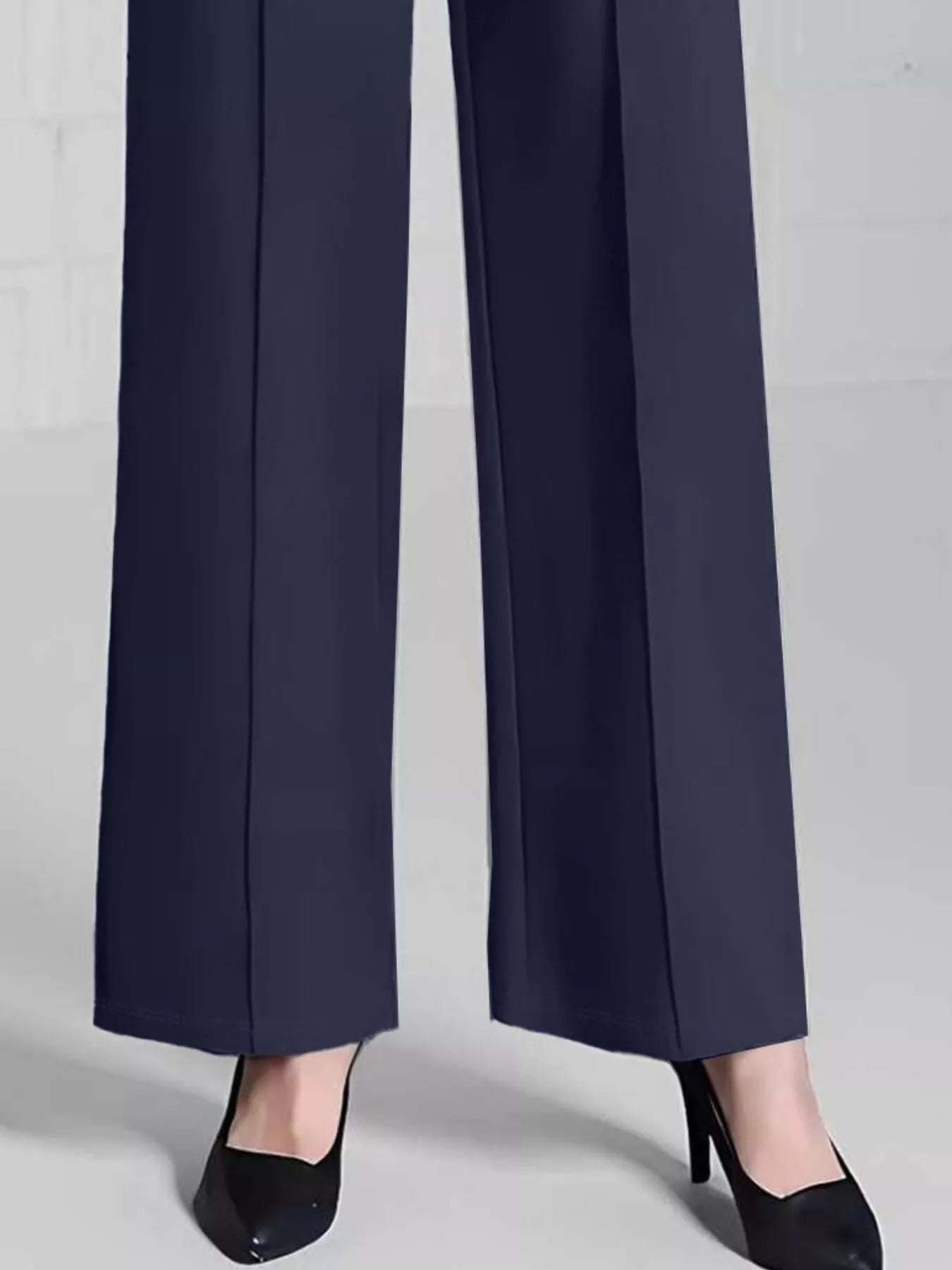 High Waist Wide Leg Pants - Trendsi - Flyclothing LLC