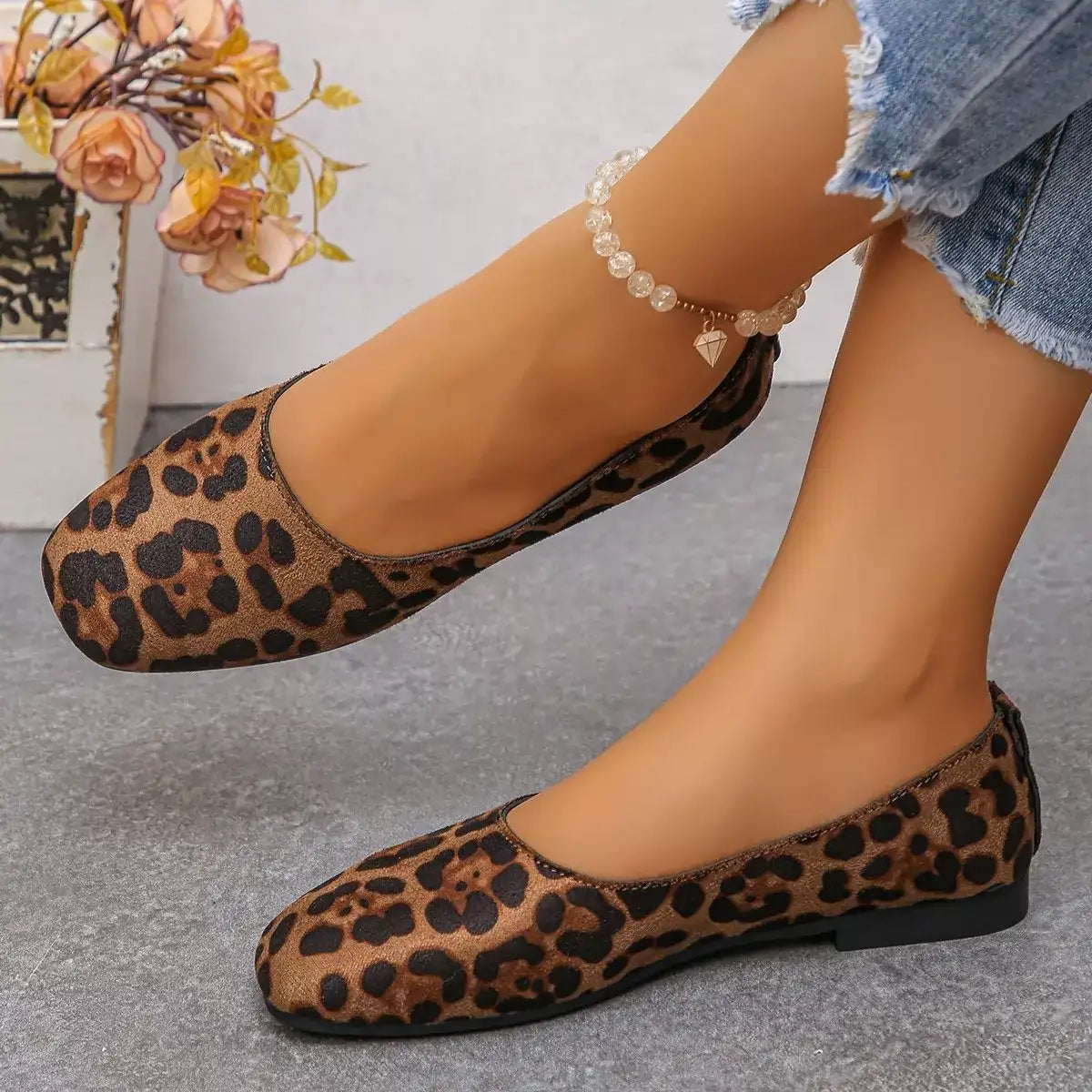 Round Toe Slip-Ons - Trendsi - Flyclothing LLC