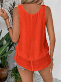 Wide Strap Layered Tank - Trendsi - Flyclothing LLC