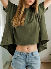Lovelet Round Neck Half Sleeve T-Shirt - Trendsi