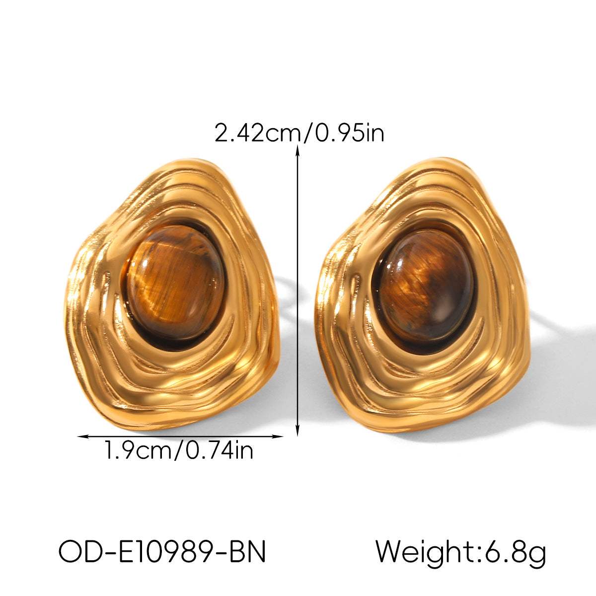 Vintage Personalized Non-fading Titanium Steel Earrings For Women - My Store - Flyclothing LLC