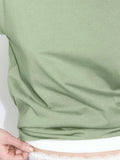 Plus Size Oversized Round Neck Short Sleeve T-Shirt - Trendsi - Flyclothing LLC