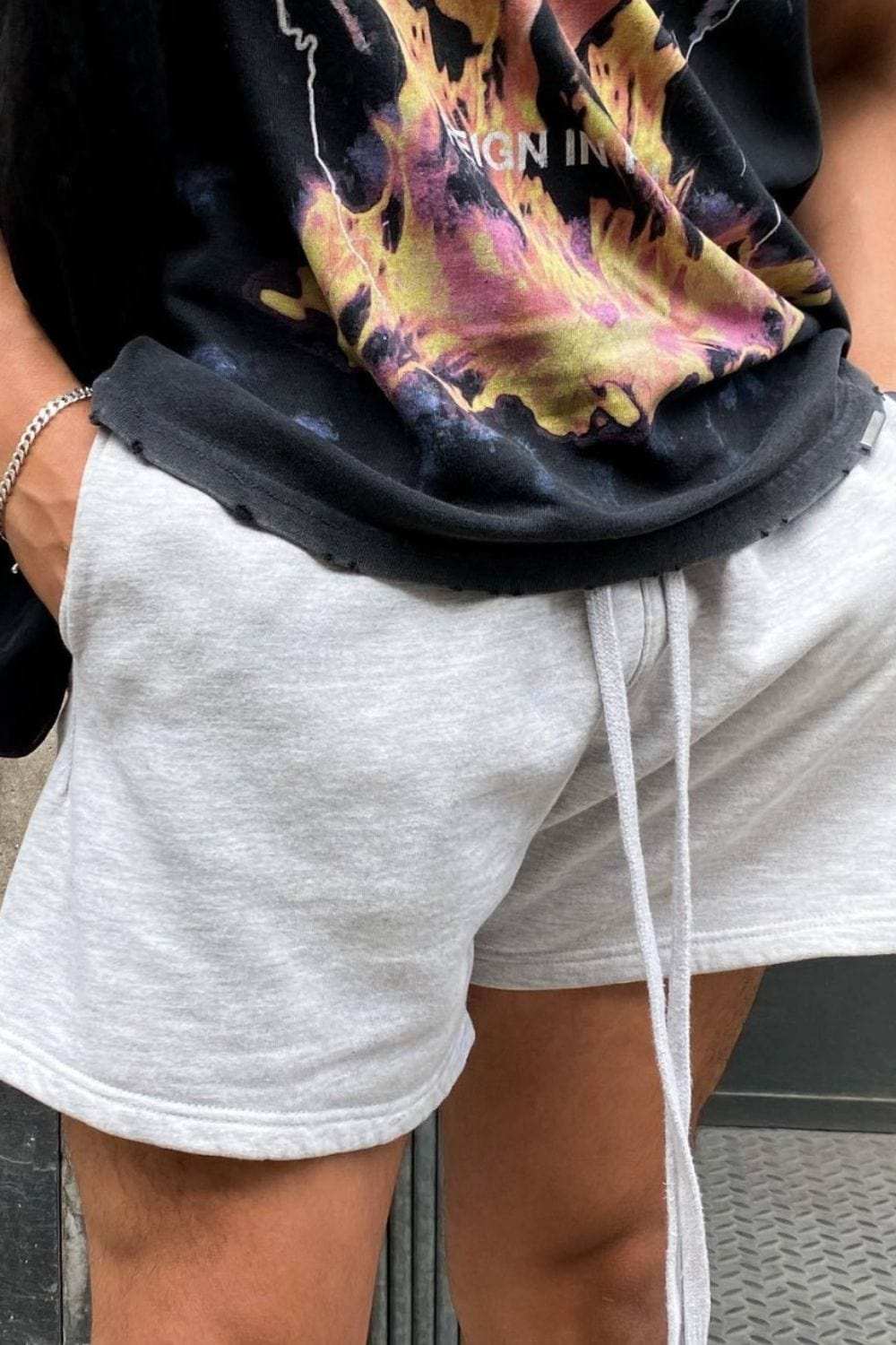 Men's Plus Size Drawstring Shorts - Trendsi - Flyclothing LLC