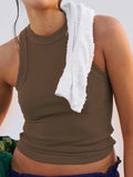 Round Neck Tank - Trendsi - Flyclothing LLC