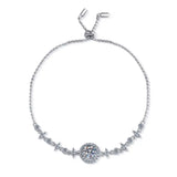 1 Carat Moissanite 925 Sterling Silver Minimalist Bracelet - Trendsi - Flyclothing LLC