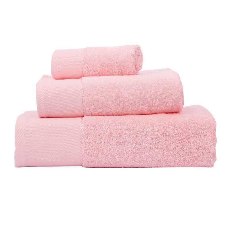 Cotton Towel Bath Towel Three Piece Water Absorbing Gift Towel Bath Towel Set - My Store - Flyclothing LLC