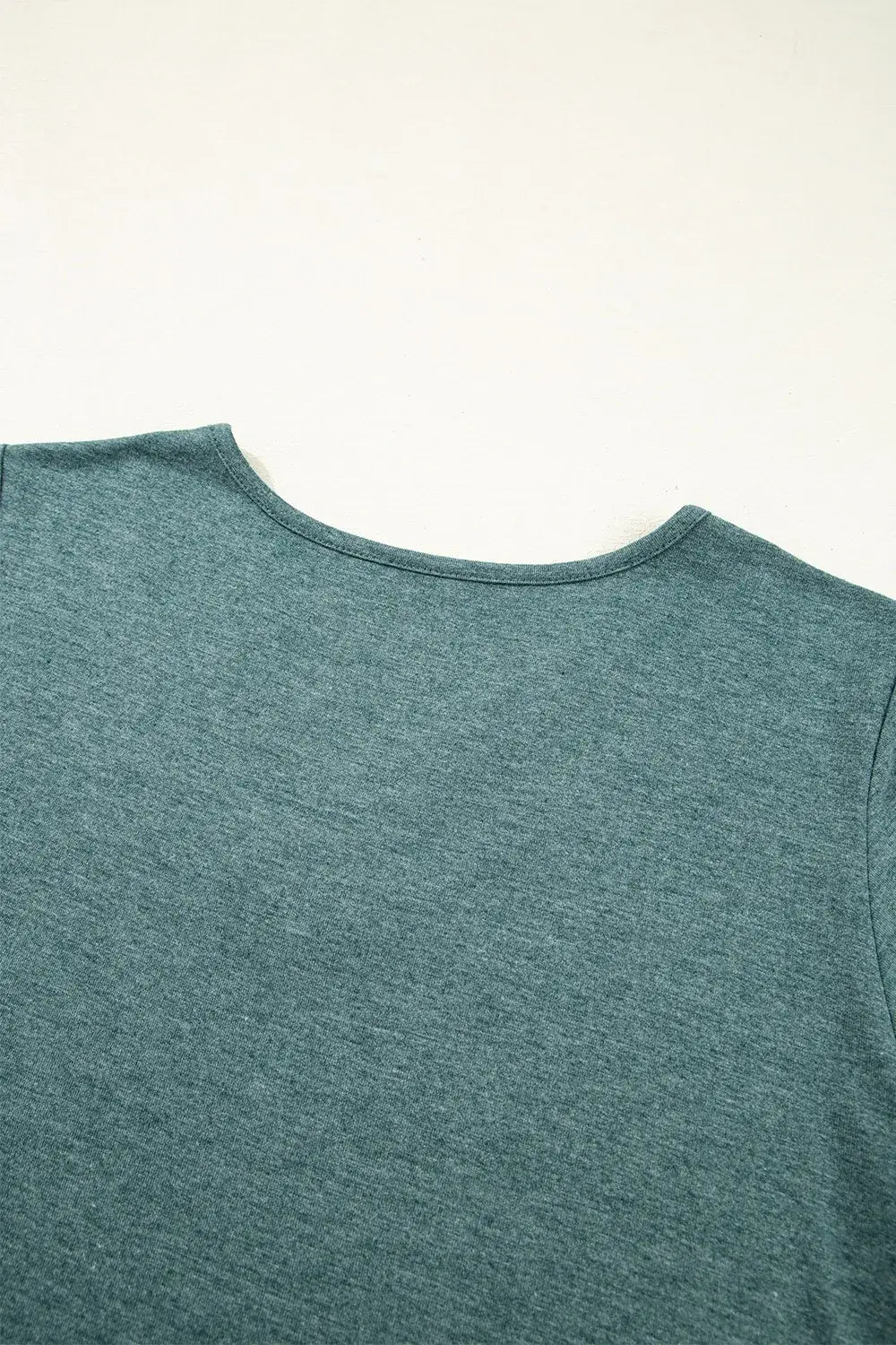 V-Neck Short Sleeve T-Shirt - Trendsi - Flyclothing LLC