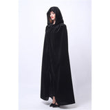 Velvet Thin Black Halloween Cape Cloak