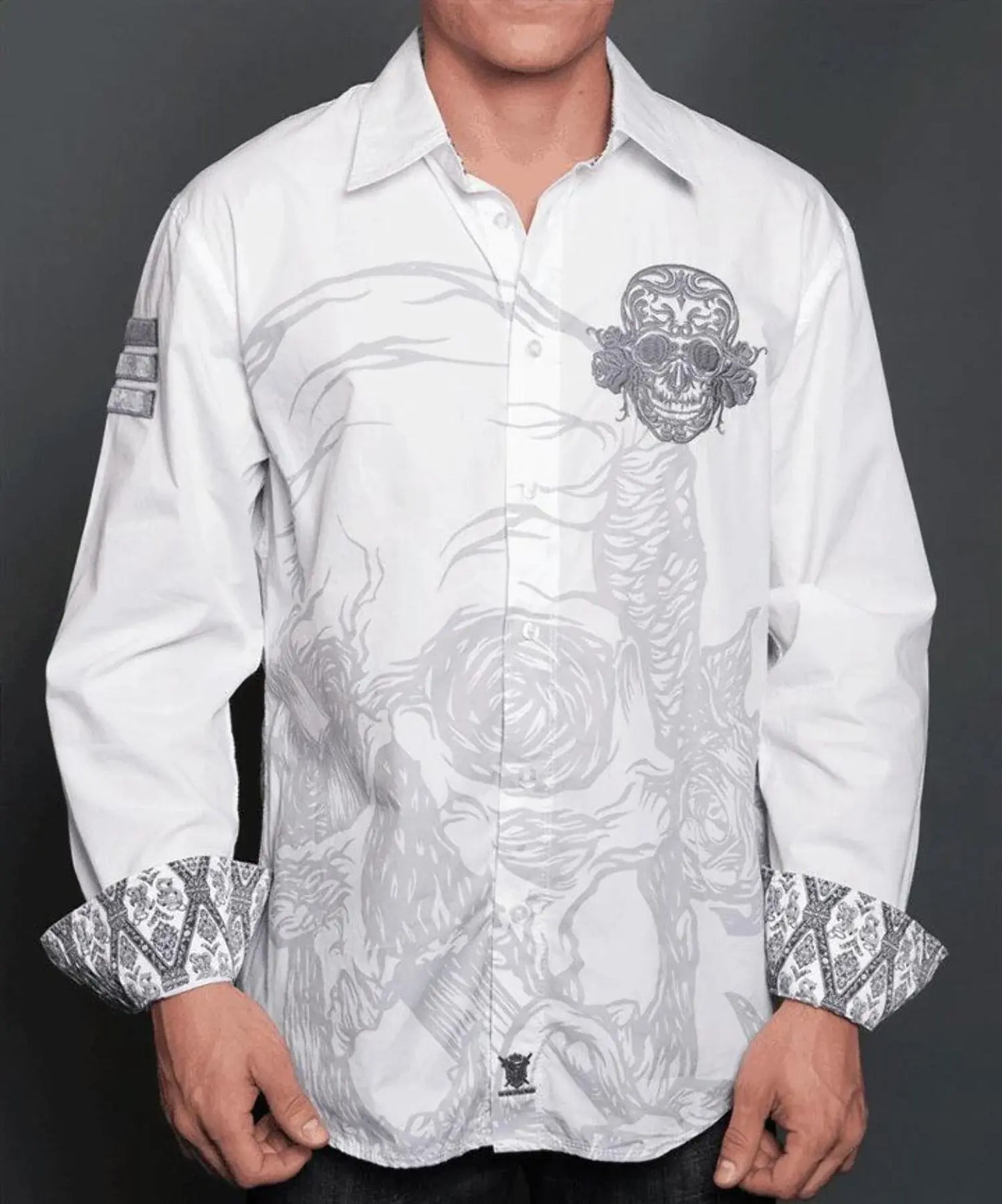 Rebel Spirit Mens Long-Sleeve Shirt - Rebel Spirit Clothing - Flyclothing LLC