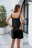 Knotted Strap Romper with Pockets - Trendsi - Flyclothing LLC