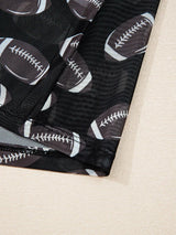 Game Day Mesh Sheer Long Sleeve Top - Trendsi - Flyclothing LLC