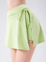 High Waist Active Skort with Pockets - Trendsi - Flyclothing LLC