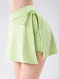 High Waist Active Skort with Pockets - Trendsi - Flyclothing LLC