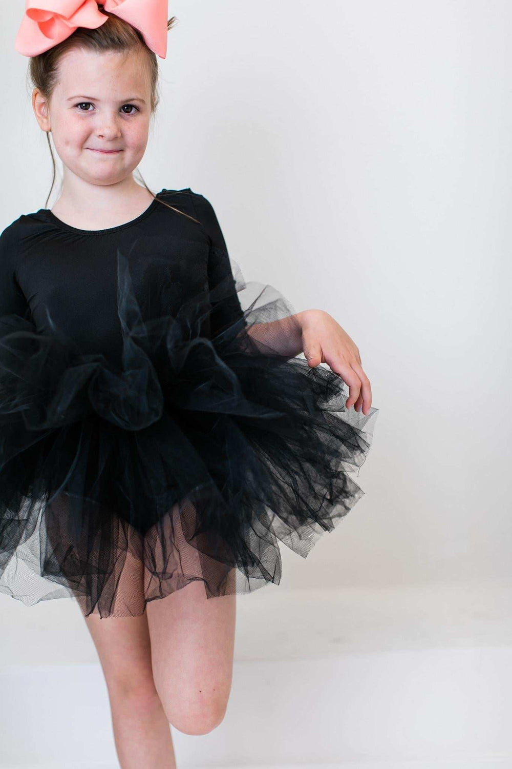 Black 3/4 Tutu Leotard - Mila & Rose ® - Flyclothing LLC