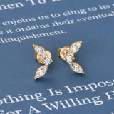 Moissanite 925 Sterling Silver Stud Earrings - Trendsi - Flyclothing LLC