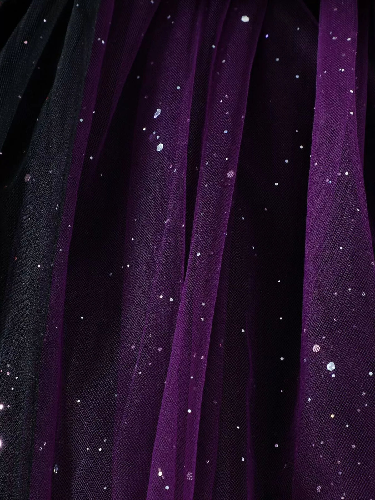 Children's Velvet Hooded Cape and Tulle Dress Halloween Witch Costume Set - Trendsi - Flyclothing LLC