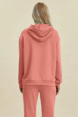 Basic Bae Full Size Air Scuba Drawstring Long Sleeve Hoodie with Kangaroo Pocket - ShopBasicbae - Flyclothing LLC