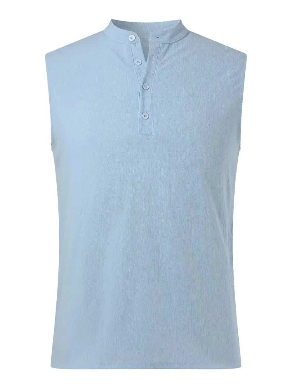 Men's Full Size Button Detail Tank Plus Size - Trendsi - Flyclothing LLC