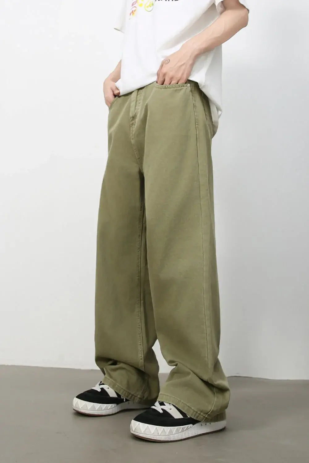 Men's Baggy Jeans with Pockets - Trendsi - Flyclothing LLC
