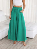 Wide Leg Pants with Pockets - Trendsi - Flyclothing LLC