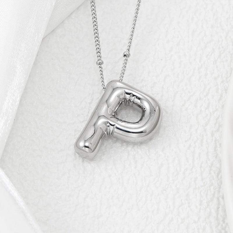 Copper Bubble Letter Pendant Necklace - Trendsi - Flyclothing LLC