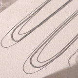 Titanium Steel Three-Layered Necklace - Trendsi - Flyclothing LLC