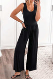 Full Size Scoop Neck Wide Strap Jumpsuit - Trendsi - Flyclothing LLC