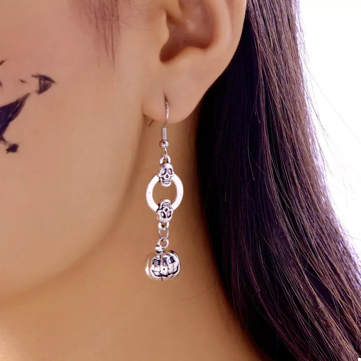 Halloween Pumpkin Dangle Earrings - Trendsi - Flyclothing LLC