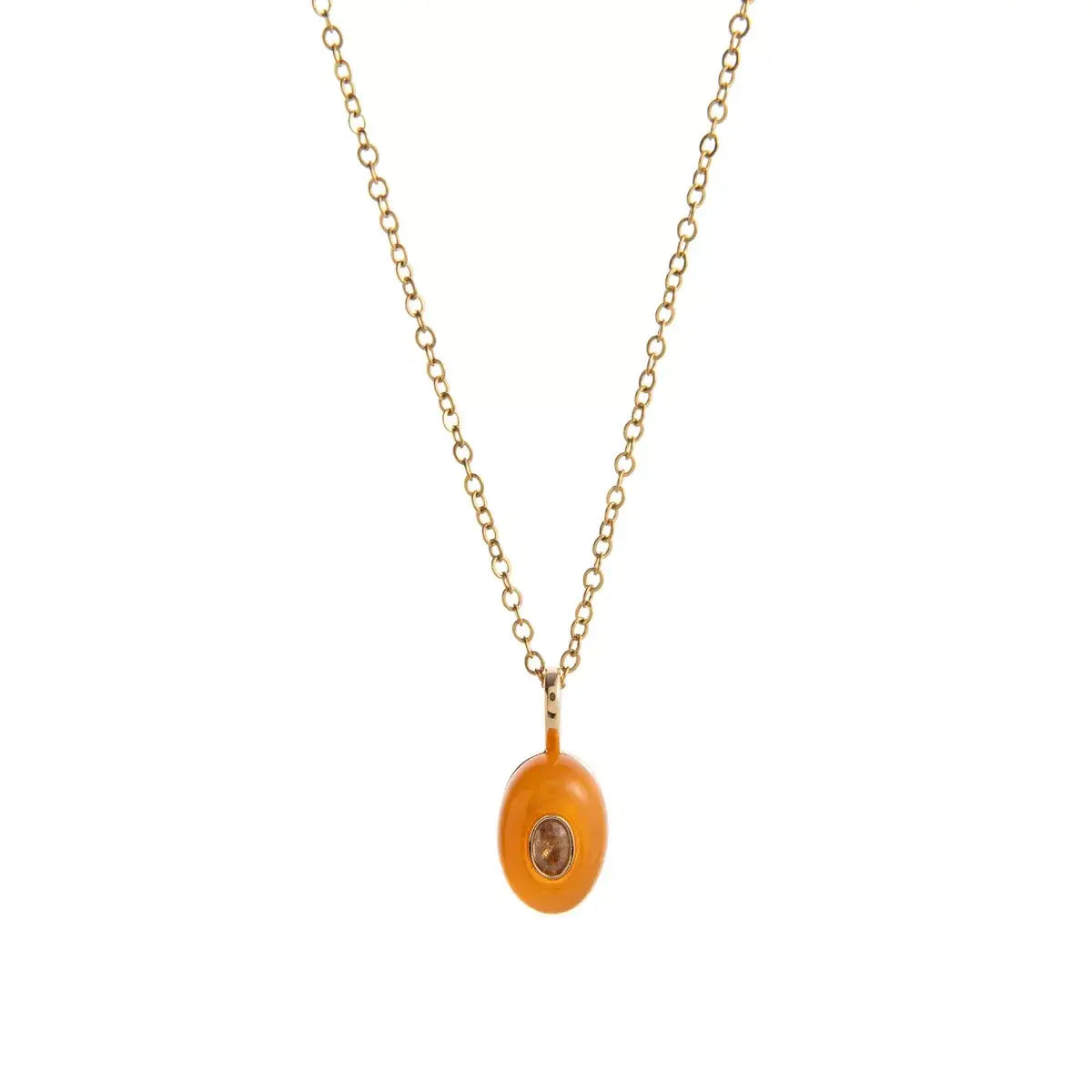 Natural Stone Pendant Necklace - Trendsi - Flyclothing LLC