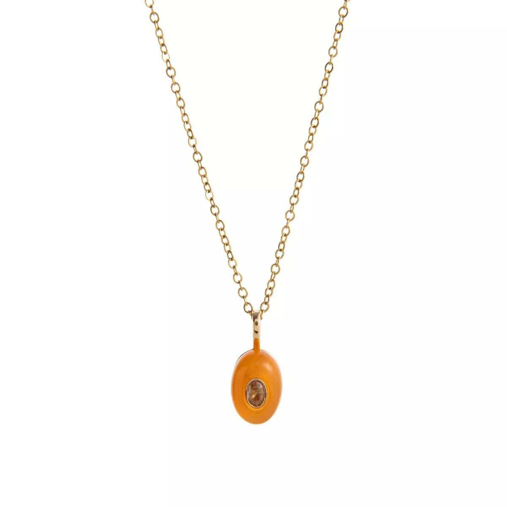 Natural Stone Pendant Necklace - Trendsi - Flyclothing LLC