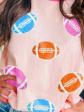 Football Round Neck Half Sleeve T-Shirt - Trendsi - Flyclothing LLC