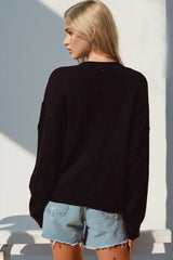Double Take Full Size Pumpkin Button Up Long Sleeve Cardigan - Trendsi - Flyclothing LLC
