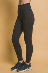 Love Tree High Waist Leggings with Side Pockets - Trendsi