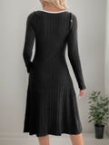 Perfee Slit Wide Strap Dress and Detachable Long Sleeves Set - Trendsi