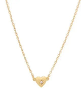 Zircon Heart Pendant Necklace - Trendsi - Flyclothing LLC