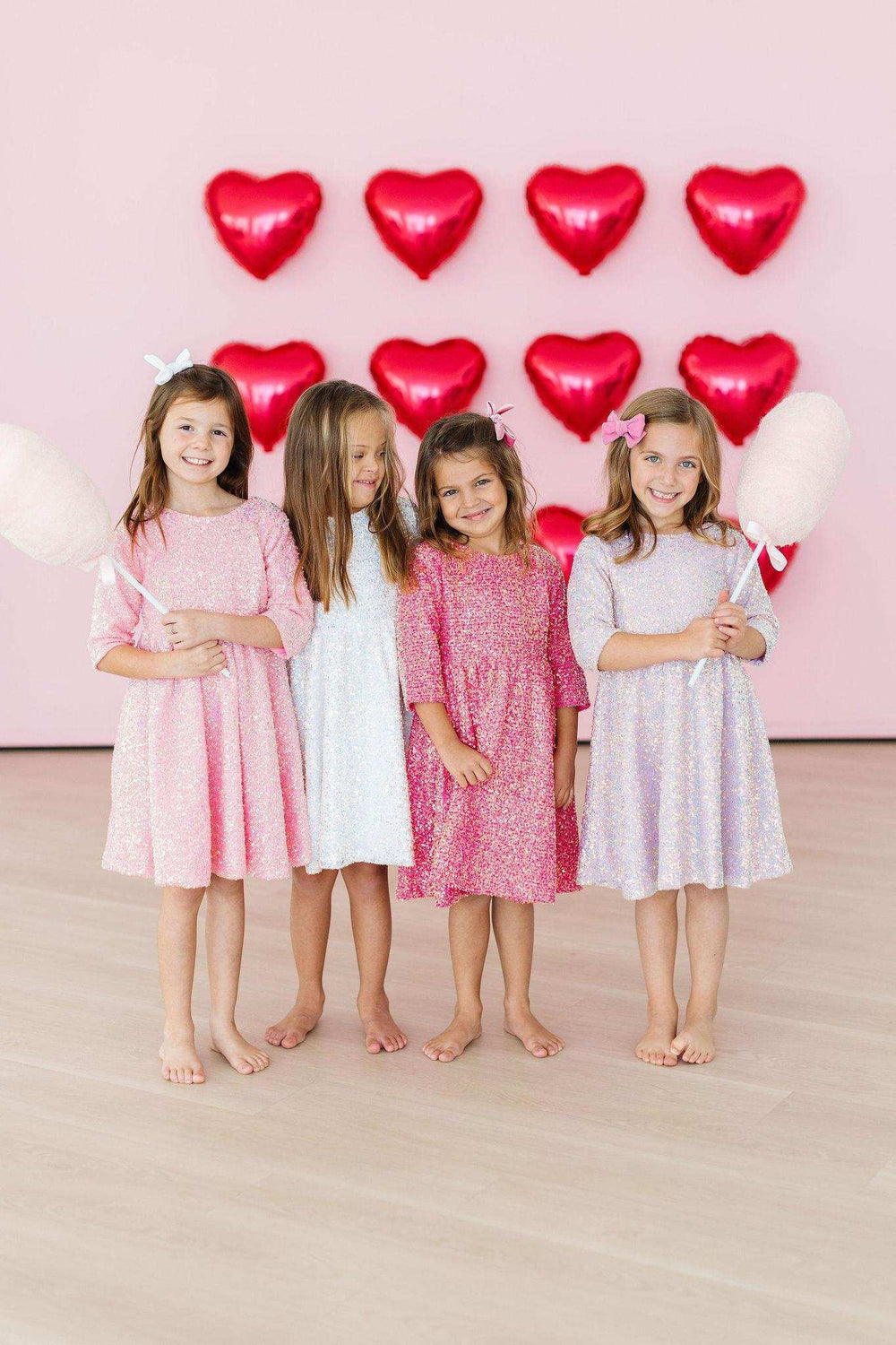 SALE Hot Pink Sequin Dress - Mila & Rose ® - Flyclothing LLC