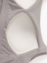 Scoop Neck Cropped Cami with Chest Pads - Trendsi - Flyclothing LLC