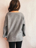 Open Front Long Sleeve Cardigan - Trendsi - Flyclothing LLC