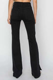 Risen Full Size High Rise Side Slit Cargo Bootcut Jeans - Trendsi - Flyclothing LLC