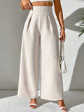 Wide Leg High Waist Pants - Trendsi