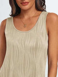 Round Neck Wide Strap Tank - Trendsi - Flyclothing LLC