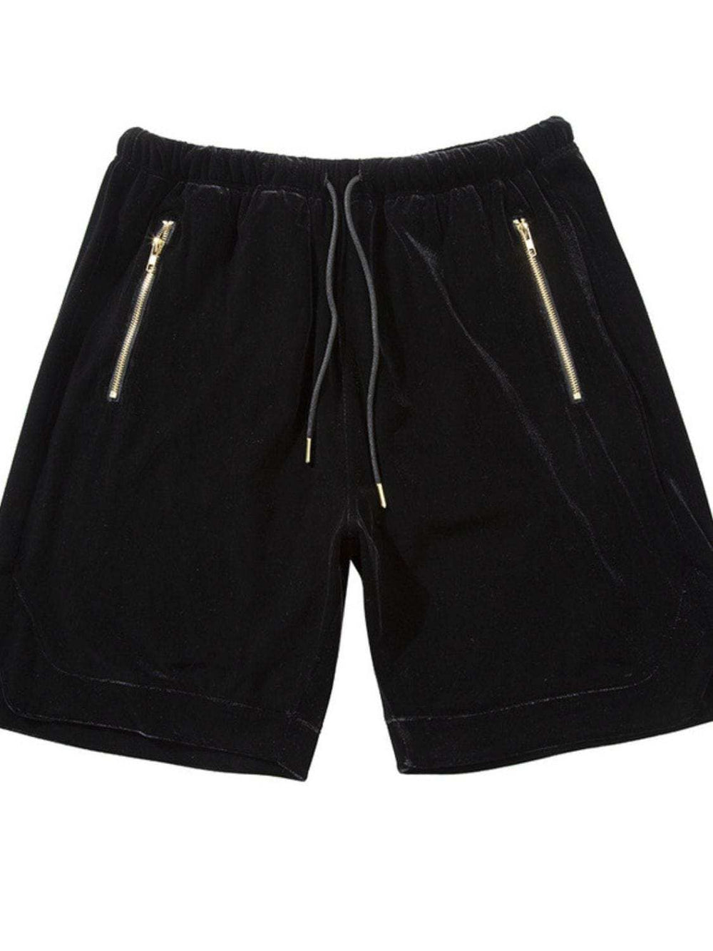 Men's Drawstring Pocketed Shorts with Zip - Trendsi - Flyclothing LLC