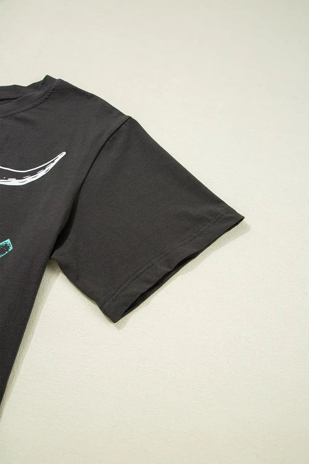Bull Head Skull Round Neck Short Sleeve T Shirt - Trendsi - Flyclothing LLC
