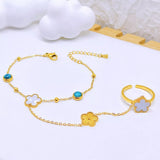 Butterfly Charm Finger Bracelet - Trendsi - Flyclothing LLC
